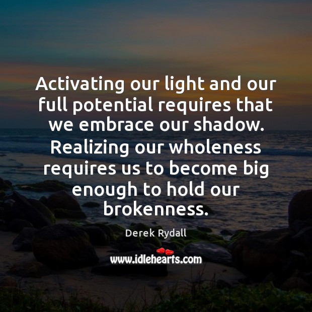 Activating our light and our full potential requires that we embrace our Image