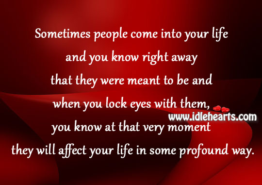 Very moment they will affect your life Image