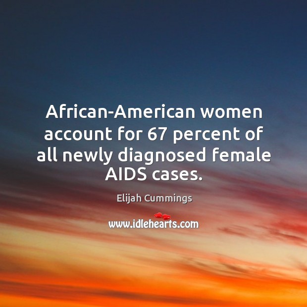 African-american women account for 67 percent of all newly diagnosed female aids cases. Image