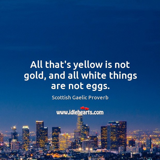 Scottish Gaelic Proverbs