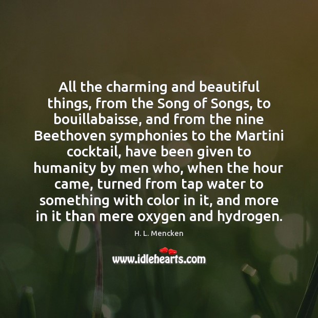 All the charming and beautiful things, from the Song of Songs, to Image