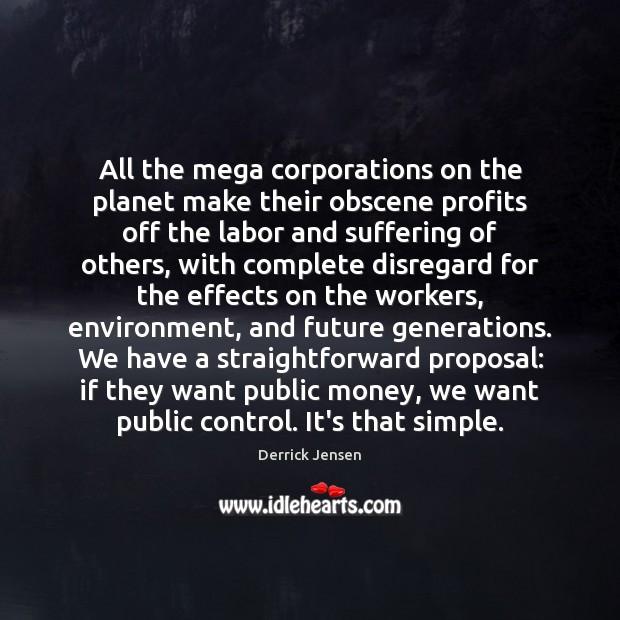 All the mega corporations on the planet make their obscene profits off Image