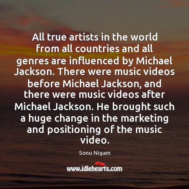 All true artists in the world from all countries and all genres Image