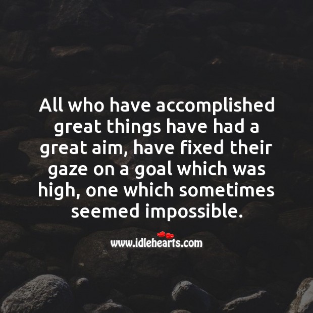 All who have accomplished great things Image