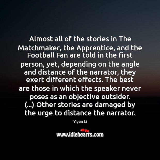 Almost all of the stories in The Matchmaker, the Apprentice, and the Football Quotes Image
