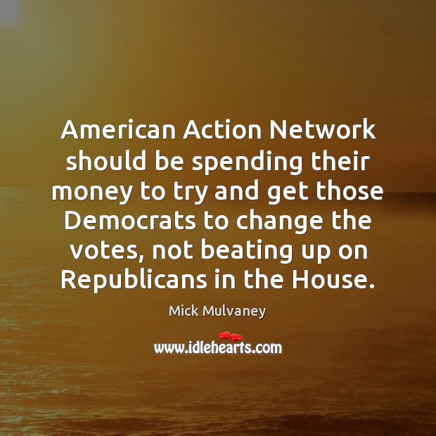 American Action Network should be spending their money to try and get 