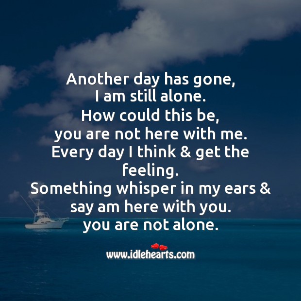 Another day has gone Missing You Messages Image