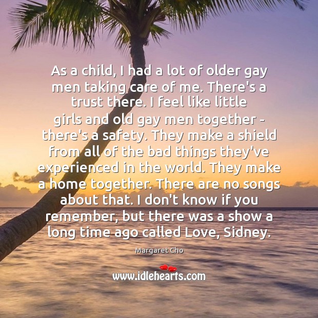 As a child, I had a lot of older gay men taking Image
