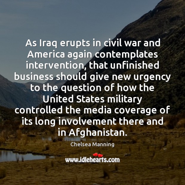 As Iraq erupts in civil war and America again contemplates intervention, that Image
