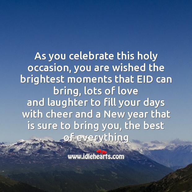 As you celebrate this holy occasion Laughter Quotes Image