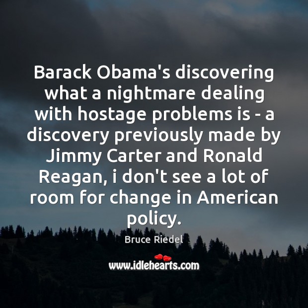 Barack Obama’s discovering what a nightmare dealing with hostage problems is – Image