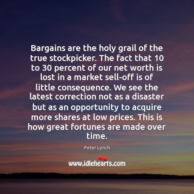 Bargains are the holy grail of the true stockpicker. The fact that 10 Image