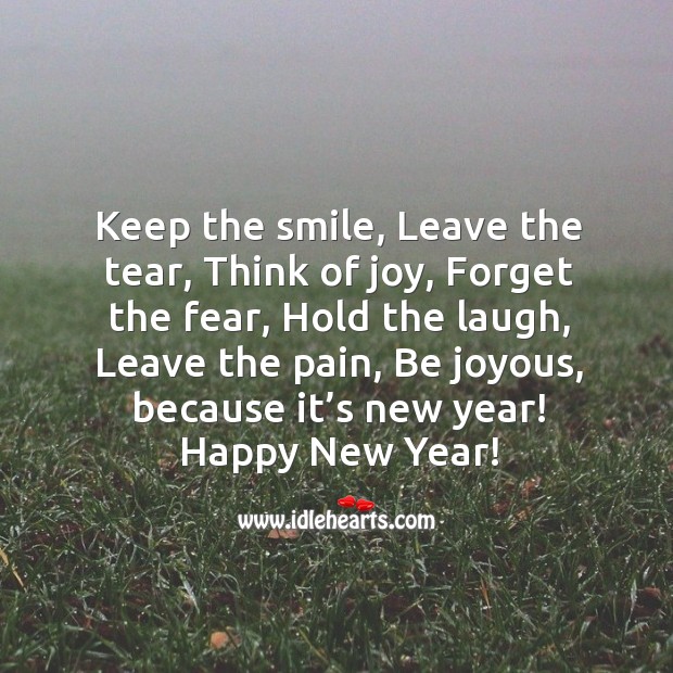 Be joyous, because it’s new year! Image