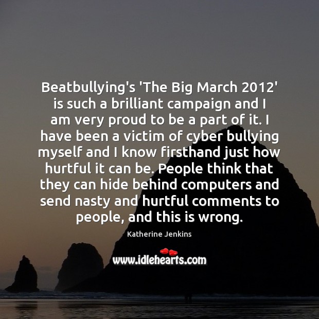 Beatbullying’s ‘The Big March 2012’ is such a brilliant campaign and I Image