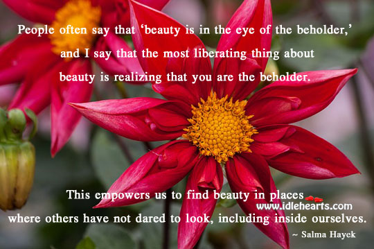 Beauty is in the eye of the beholder Image
