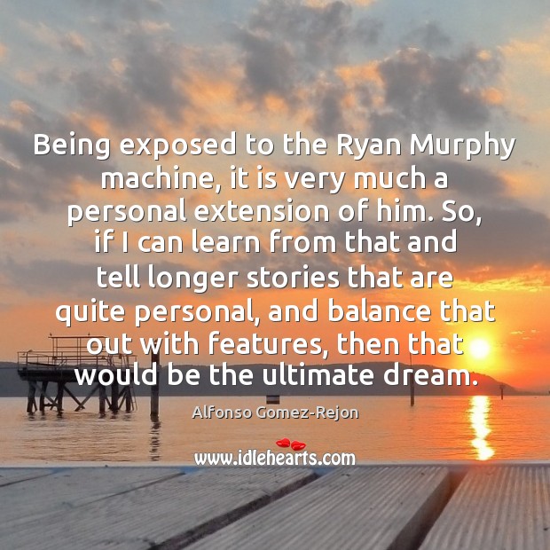 Being exposed to the Ryan Murphy machine, it is very much a Image