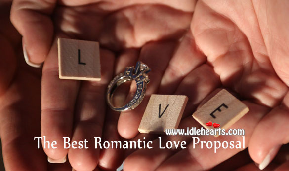The best romantic love proposal Secret Quotes Image