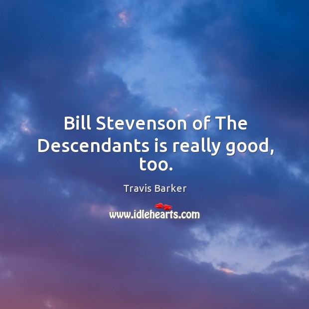 Bill stevenson of the descendants is really good, too. Image