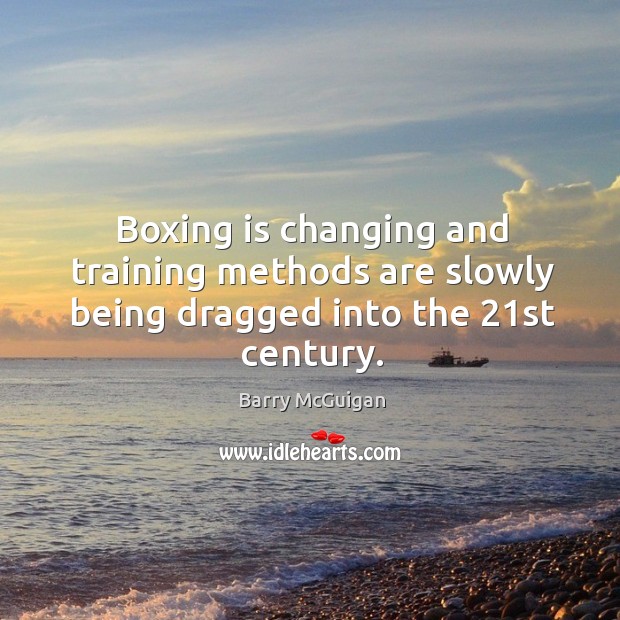 Boxing is changing and training methods are slowly being dragged into the 21st century. Image