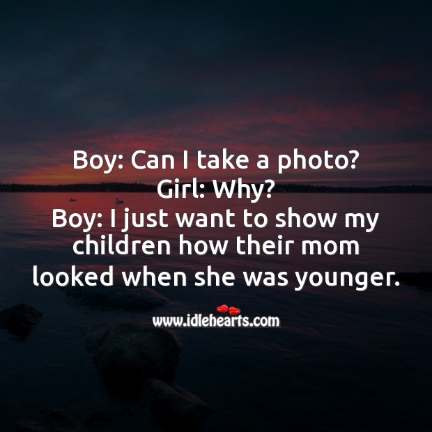 Boy: Can I take a photo? Girl: Why? Romantic Love Stories Image