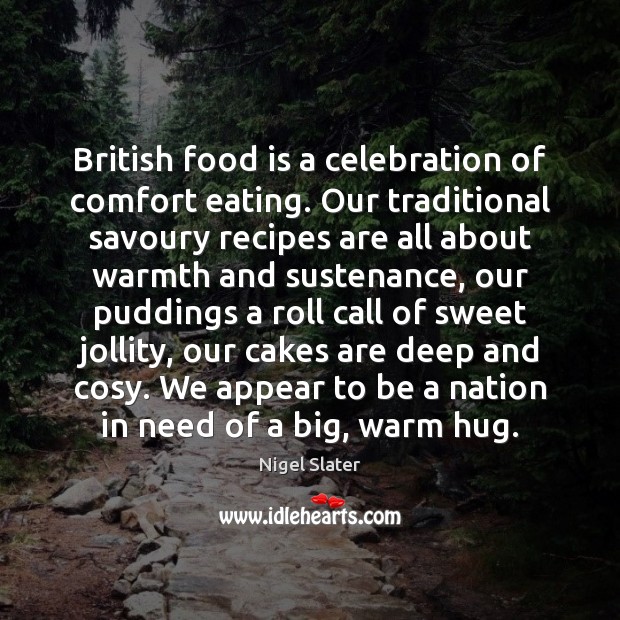 British food is a celebration of comfort eating. Our traditional savoury recipes Image