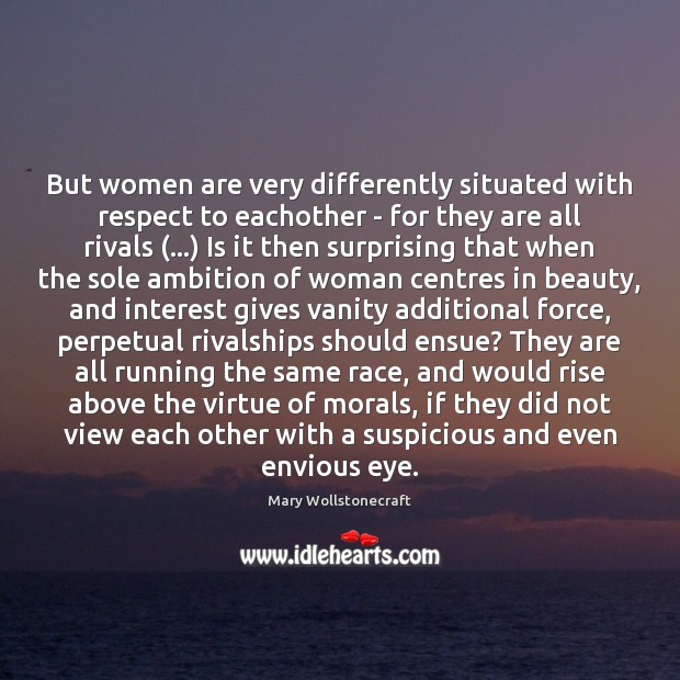 But women are very differently situated with respect to eachother – for Image