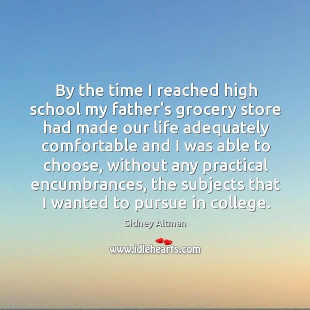 By the time I reached high school my father’s grocery store had Image