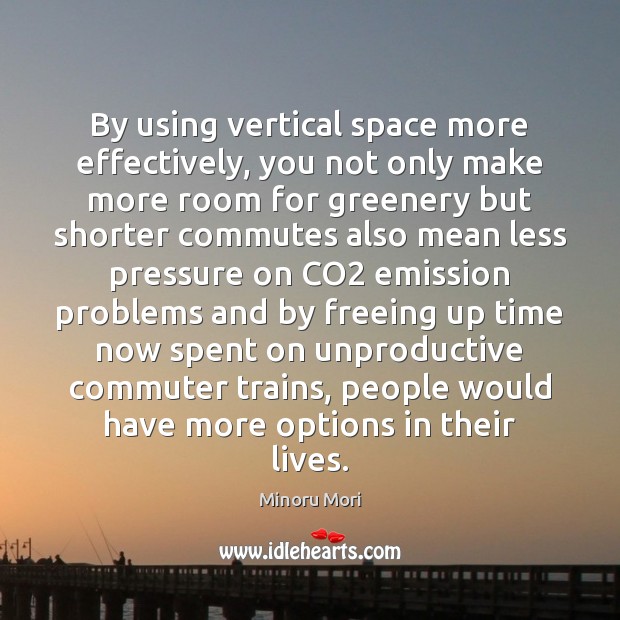 By using vertical space more effectively, you not only make more room Image