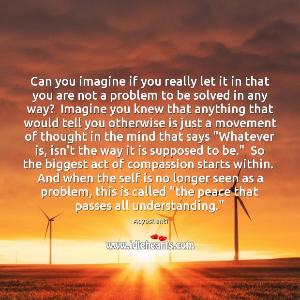 Can you imagine if you really let it in that you are Adyashanti Picture Quote