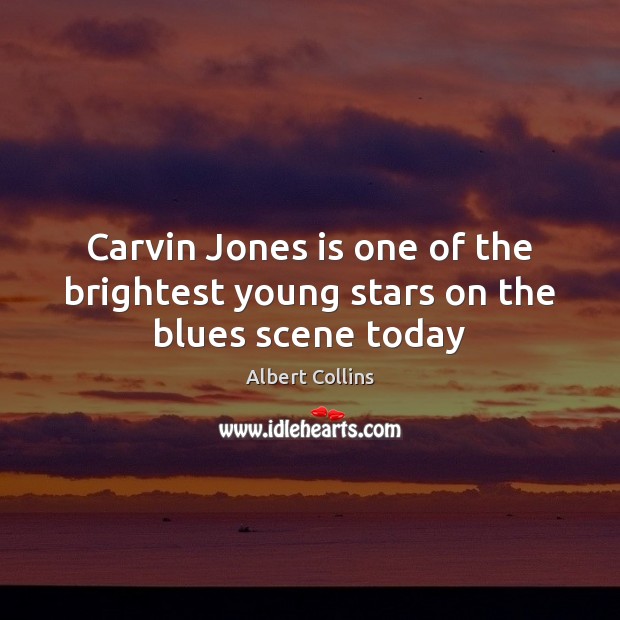 Carvin Jones is one of the brightest young stars on the blues scene today Image