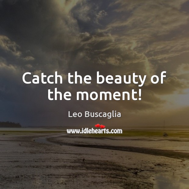 Catch the beauty of the moment! Image
