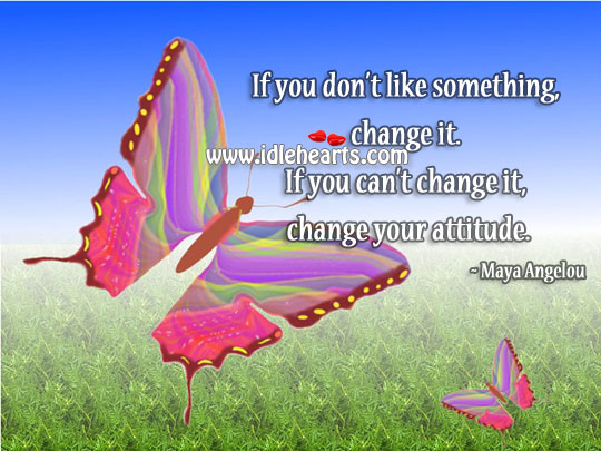 Change your attitude Image