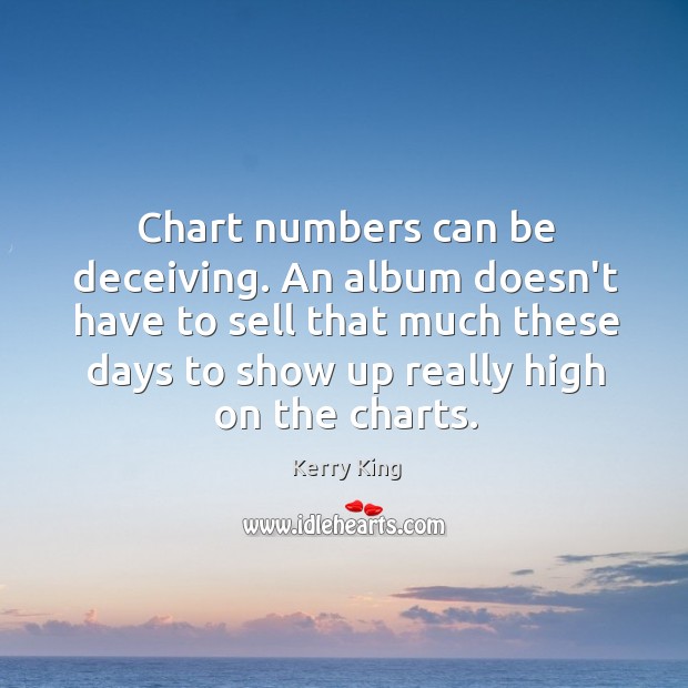 Chart numbers can be deceiving. An album doesn’t have to sell that Image