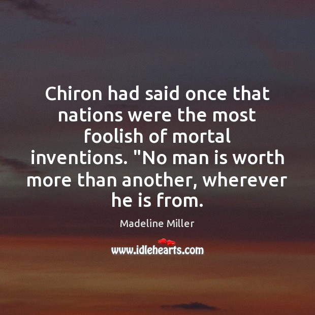 Chiron had said once that nations were the most foolish of mortal Image