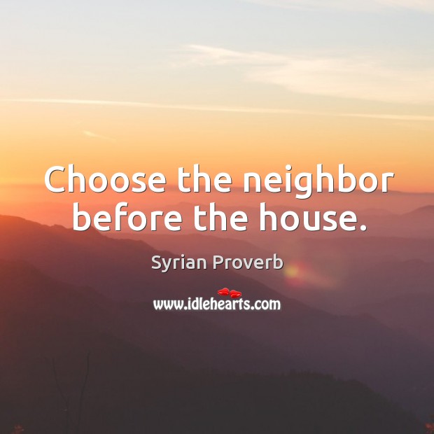 Syrian Proverbs