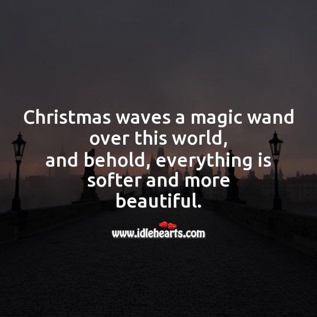 Christmas waves a magic Image