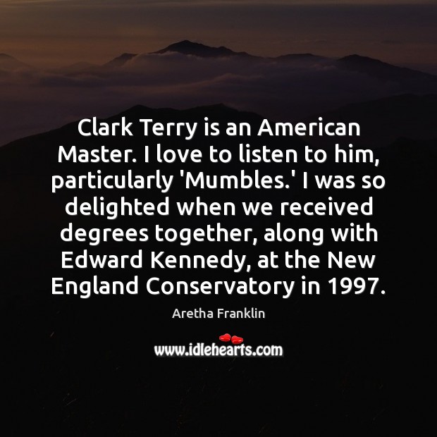Clark Terry is an American Master. I love to listen to him, Image