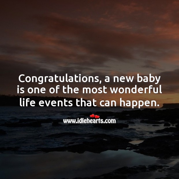 Congratulations, a new baby is one of the most wonderful life events. Baby Shower Messages Image