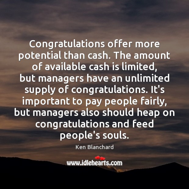 Congratulations offer more potential than cash. The amount of available cash is Image