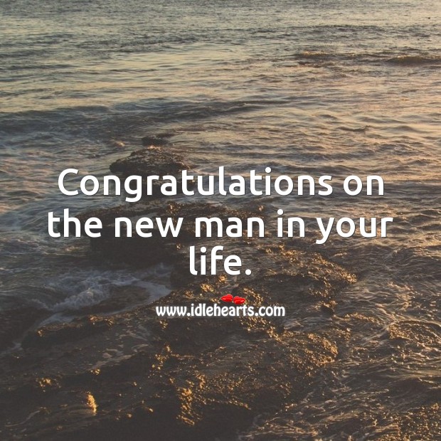 Congratulations on the new man in your life. Baby Shower Messages for a Boy Image