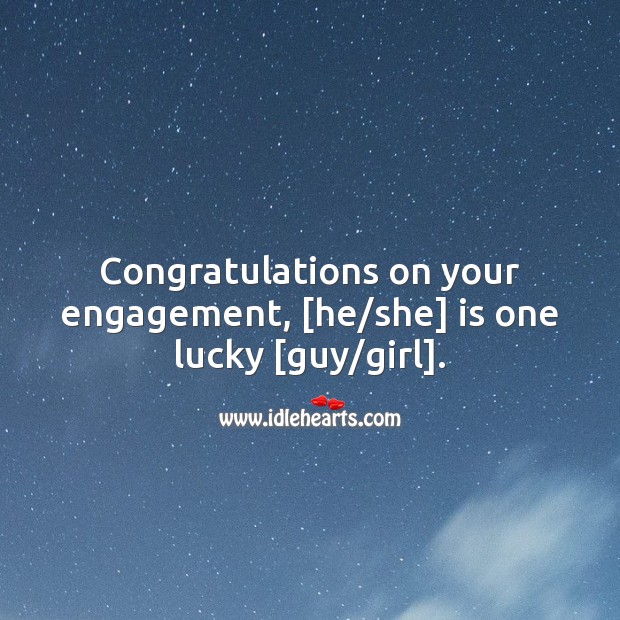 Congratulations to both on your engagement. Engagement Quotes Image