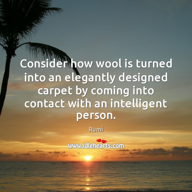 Consider how wool is turned into an elegantly designed carpet by coming Image