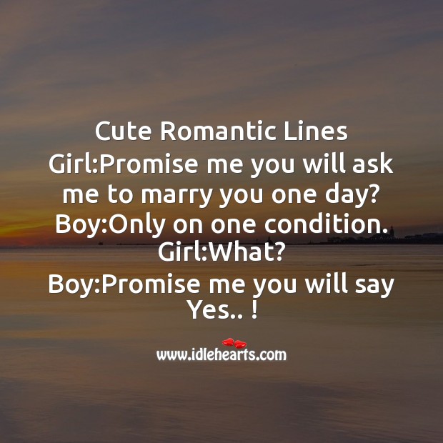 Cute romantic lines Valentine’s Day Messages Image