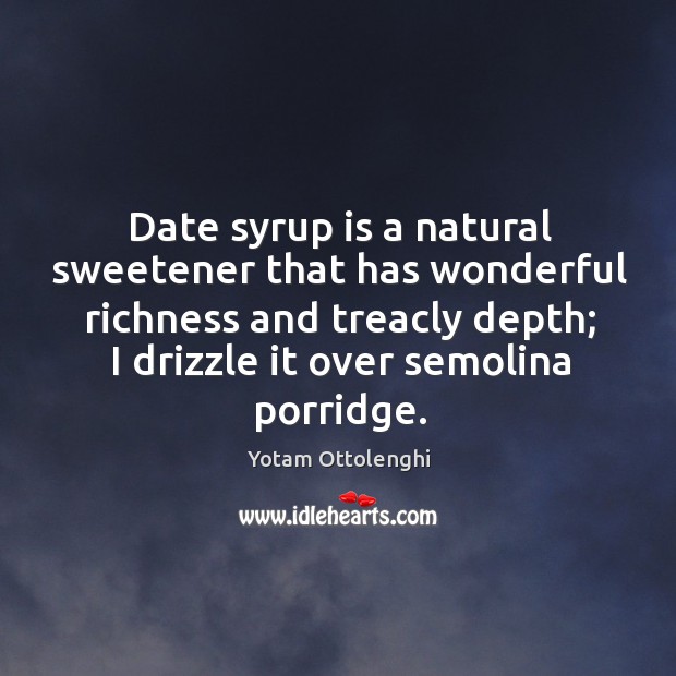 Date syrup is a natural sweetener that has wonderful richness and treacly Image