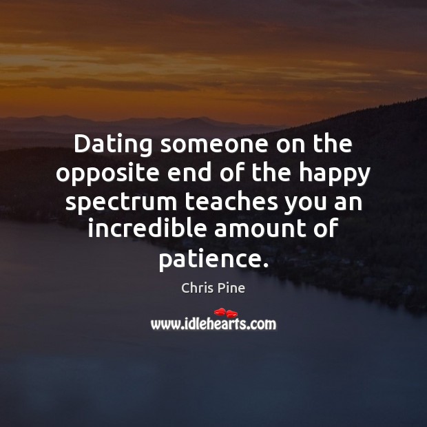 Dating someone on the opposite end of the happy spectrum teaches you Image