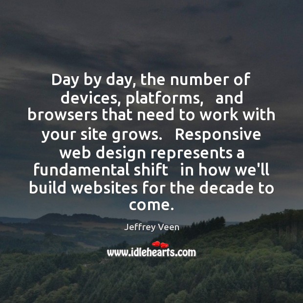 Day by day, the number of devices, platforms,   and browsers that need Design Quotes Image