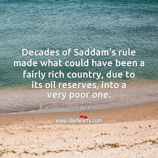 Decades of Saddam’s rule made what could have been a fairly Image