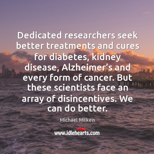 Dedicated researchers seek better treatments and cures for diabetes, kidney disease Image