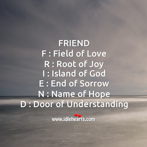 Definition of a friend Understanding Quotes Image