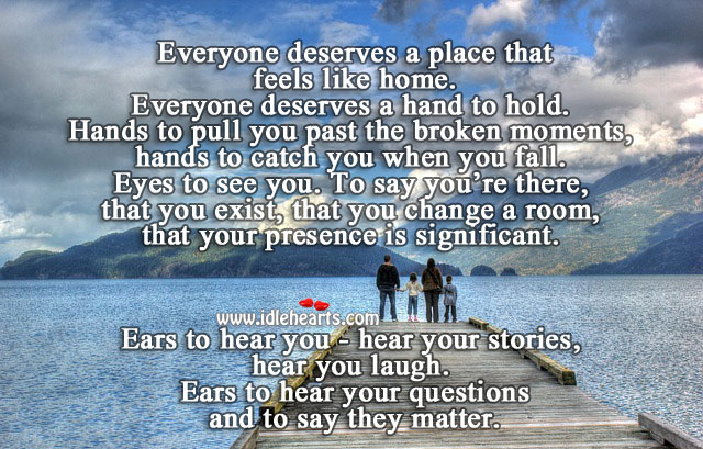 Everyone deserves Love Quotes Image